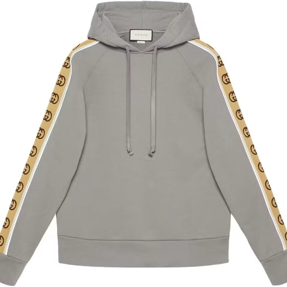 gucci logo tape hoodie - Picture 2 of 8